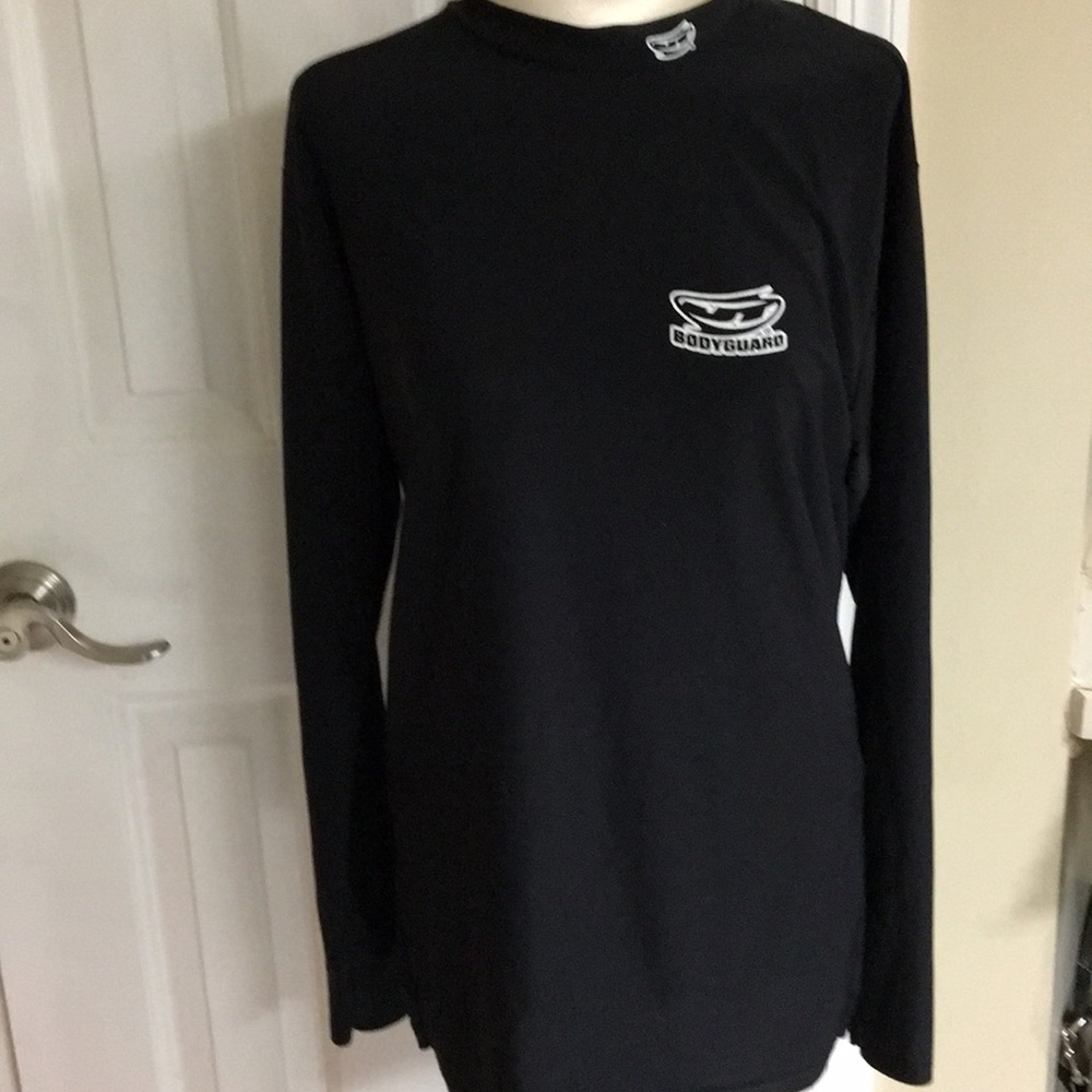 Men’s long sleeve black Body Guard shirt